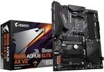 GIGABYTE B550 AORUS Elite AX V2 Mainboard &ndash; AMD Ryzen 5000 CPUs, 12+2 Phasen VRM,