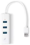 TP-Link UE330 USB 3.0 Hub Ethernet Adapter Gigabit mit 3 USB 3.0 Ports,...
