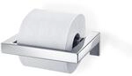 blomus -MENOTO- WC-Rollenhalter aus poliertem Edelstahl, Klopapierhalter,