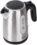 Adler Europe AD 1273 Wasserkocher 1L &ndash; Edelstahlgeh&auml;use, 1200W, Kalkfilter,