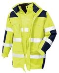 Warnschutz-Parka Toronto wasserdichte, winddichte Arbeitsjacke gelb S