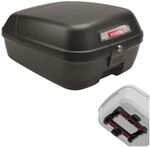 KLICKFIX Unisex &ndash; Erwachsene City-Box Gepacktasche, schwarz, 1size