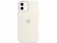 Apple Silikon Case mit MagSafe (für iPhone 12 | 12 Pro) - Weiß - 6.1 Zoll