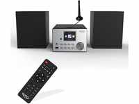 XORO HMT 500 PRO - Mikro Stereoanlage (Internet-/DAB+/UKW-Radio, CD Player,