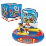 Lexibook, Paw Patrol, Projektor-Radiowecker, RP500PA | Nachtlicht, Deckenprojektion,