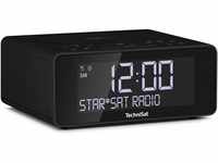 TechniSat DIGITRADIO 52 – Stereo DAB Radiowecker (Uhren Radio, Wecker, DAB+,...