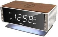 Technoline WT487 LED-Radiowecker, kompatibel mit Qi-f&auml;higen Endger&auml;ten...