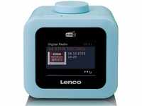 Lenco CR-620 DAB+ Uhrenradio - Radiowecker mit 3 TFT Farbdisplay - PLL FM - 40