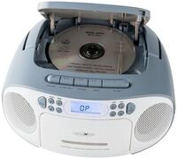 REFLEXION CD-Player mit Kassette und Radio f&uuml;r Netz- und Batteriebetrieb (PLL