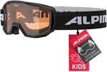 ALPINA PINEY - Beschlagfreie, Extrem Robuste & Bruchsichere Skibrille Mit 100%