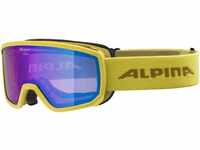 ALPINA SCARABEO S Q-LITE - Verspiegelte, Kontrastverstärkende OTG Skibrille...