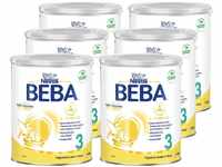 BEBA Nestlé BEBA 3 Folgemilch, Folgenahrung ab dem 10. Monat, 6er Pack (6 x...