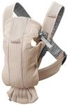 BabyBj&ouml;rn Babytrage Mini, 3D-Netzstoff, Perlmuttrosa | F&uuml;r Neugeborene, 0-12 Monate