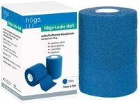 H&ouml;ga-Lastic-Haft blau, koh&auml;sive (selbsthaftende) Idealbinde mit kurzem Zug - 10 cm