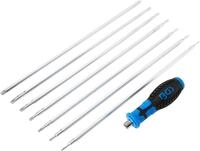 BGS 2326 | Schraubendreher-Satz mit Wechselklingen | T-Profil (f&uuml;r Torx) / T-Profil