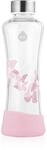 EQUA Glasflasche Magnolia 0,55l Trinkflasche aus Glas 550 ml Sportflasche mit