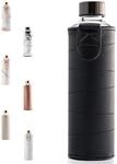 EQUA Glas Trinkflasche, schwarz, 3830054689329