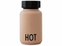 Design Letters Thermo/Isolierflasche, HOT & COOL, Klein (Soft camel) - BPA-frei