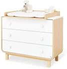 Pinolino Wickelkommode Round breit, inkl. abnehmbarem Wickelaufsatz, f&uuml;r Babys und