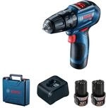 Bosch Professional 12V System Akku Schlagbohrschrauber GSB 12V-30 (inkl. 2x2.0Ah