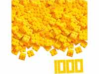 Simba 104114116 - Blox, 1000 gelbe Bausteine für Kinder ab 3 Jahren, 4er...