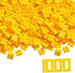 Simba 104114116 - Blox, 1000 gelbe Bausteine f&uuml;r Kinder ab 3 Jahren, 4er...