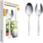 Fiskars Salatbesteck, 2-teilig, Qualit&auml;tsstahl, Silber/Matt, Functional Form,