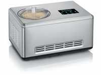 SEVERIN 2-in-1 Eismaschine mit Joghurtfunktion, Kompressor Ice Cream Maker für...