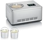 SEVERIN 2-in-1 Eismaschine mit Joghurtfunktion, Kompressor Ice Cream Maker f&uuml;r...