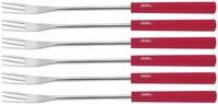 Kaasfonduevorken Basic rood 6 stuks Spring 2890295606