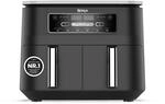 Ninja Foodi Dual Zone Digitale Hei&szlig;luftfritteuse, 7,6L Airfryer, 2 F&auml;cher,