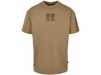 Urban Classics Herren TB4137-Chinese Symbol Tee T-Shirt, Khaki/Black, M