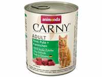 animonda Carny Adult Katzenfutter, Nassfutter für ausgewachsene Katzen, Rind,...