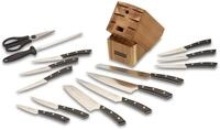 ECHTWERK Messerblock Set "Premium", mit K&uuml;chenmesser Set aus Klingenstahl, Messer
