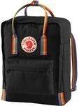 Fj&auml;llr&auml;ven Rucksack Freizeitrucksack K&aring;nken K&aring;nken Rainbow 16L Black - Rainbow