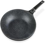 GSW 167789 Easy Click Bratpfanne mit abnehmbarem Griff, Aluminium, schwarz - ⌀20 cm