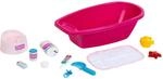 Theo Klein 1675 Baby Coralie Badewannen-Set | F&uuml;r bis zu 35 cm gro&szlig;e Puppen 