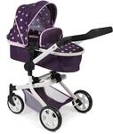 Bayer Chic 2000 Mika 2-in-1 Kombi-Puppenwagen, Sterne lila