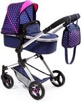 Bayer Design 18454AA Kombi Puppenwagen Neo Vario mit Wickeltasche und Einkaufskorb,