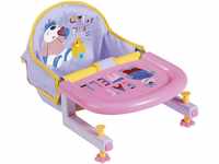 BABY born Tischsitz für Puppen mit integriertem Tablett, leicht anzubringen,...