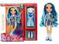 Rainbow High Fashion Doll – Skylar Bradshaw - Blaue Puppe mit Luxus-Outfits,