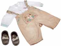 BABY born Trachten-Outfit aus Hose, Hemd und Schuhen für 43 cm Puppen, 828755...