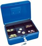 Wedo 145303X Geldkassette (aus pulverbeschichtetem Stahl, versenkbarer Griff,