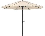 Schneider Sonnenschirm Adria, natur, 300 cm rund, Gestell Alu/Stahl, Bespannung