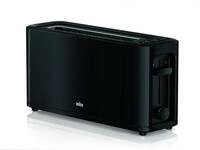 Braun Household HT 3110 BK Toaster | Langschlitz | Extrabreite Toastkammer 