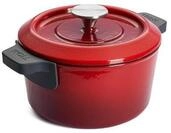 Woll Iron Gusseisen Topf mit Deckel und Silikongriffen - Induktiv -, &Oslash; 20 cm -