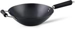 Ken Hom 31cm Carbonstahl Wokpfanne Excellence | Induktion, Antihaftbeschichtung,