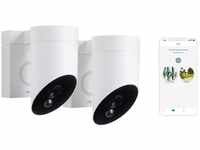 Somfy 1870471- 2er-Pack Smart Home Außenkamera weiß | Überwachungskamera |...