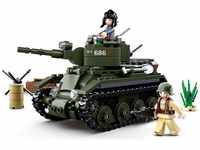 WWII - Leichter Alliierten Panzer (347 Teile) [M38-B0686], Spielset,...