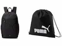PUMA Rucksack Buzz Backpack, black, OSFA, 73581 01 & Unisex-Adult Phase Gym Sack
